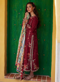Farah Talib Aziz | Luxury Lawn 26 | Sofia Scarlet - by Libasekhas UK - Registered Vendor of : Farah Talib Aziz - 100% Original Designer Dress