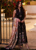 Farah Talib Aziz | Luxury Lawn 26 | Blanca Black - by Libasekhas UK - Registered Vendor of : Farah Talib Aziz - 100% Original Designer Dress