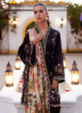 Farah Talib Aziz | Luxury Lawn 26 | Blanca Black - by Libasekhas UK - Registered Vendor of : Farah Talib Aziz - 100% Original Designer Dress