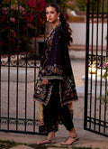 Farah Talib Aziz | Luxury Lawn 26 | Blanca Black - by Libasekhas UK - Registered Vendor of : Farah Talib Aziz - 100% Original Designer Dress