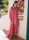 Farah Talib Aziz | Luxury Lawn 26 | Palmira Pink - by Libasekhas UK - Registered Vendor of : Farah Talib Aziz - 100% Original Designer Dress