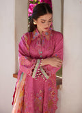 Farah Talib Aziz | Luxury Lawn 26 | Palmira Pink - by Libasekhas UK - Registered Vendor of : Farah Talib Aziz - 100% Original Designer Dress