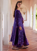 Farah Talib Aziz | Luxury Lawn 26 | Vicenta Violet - by Libasekhas UK - Registered Vendor of : Farah Talib Aziz - 100% Original Designer Dress