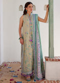Farah Talib Aziz | Luxury Lawn 26 | Valeria Olive - by Libasekhas UK - Registered Vendor of : Farah Talib Aziz - 100% Original Designer Dress
