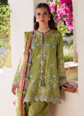 Farah Talib Aziz | Luxury Lawn 26 | Carmen Kiwi - by Libasekhas UK - Registered Vendor of : Farah Talib Aziz - 100% Original Designer Dress