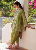 Farah Talib Aziz | Luxury Lawn 26 | Carmen Kiwi - by Libasekhas UK - Registered Vendor of : Farah Talib Aziz - 100% Original Designer Dress