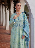 Farah Talib Aziz | Luxury Lawn 26 | Marcia Mint - by Libasekhas UK - Registered Vendor of : Farah Talib Aziz - 100% Original Designer Dress
