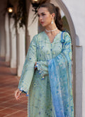 Farah Talib Aziz | Luxury Lawn 26 | Marcia Mint - by Libasekhas UK - Registered Vendor of : Farah Talib Aziz - 100% Original Designer Dress