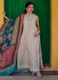 Farah Talib Aziz | Luxury Lawn 26 | Isabella Sand - by Libasekhas UK - Registered Vendor of : Farah Talib Aziz - 100% Original Designer Dress