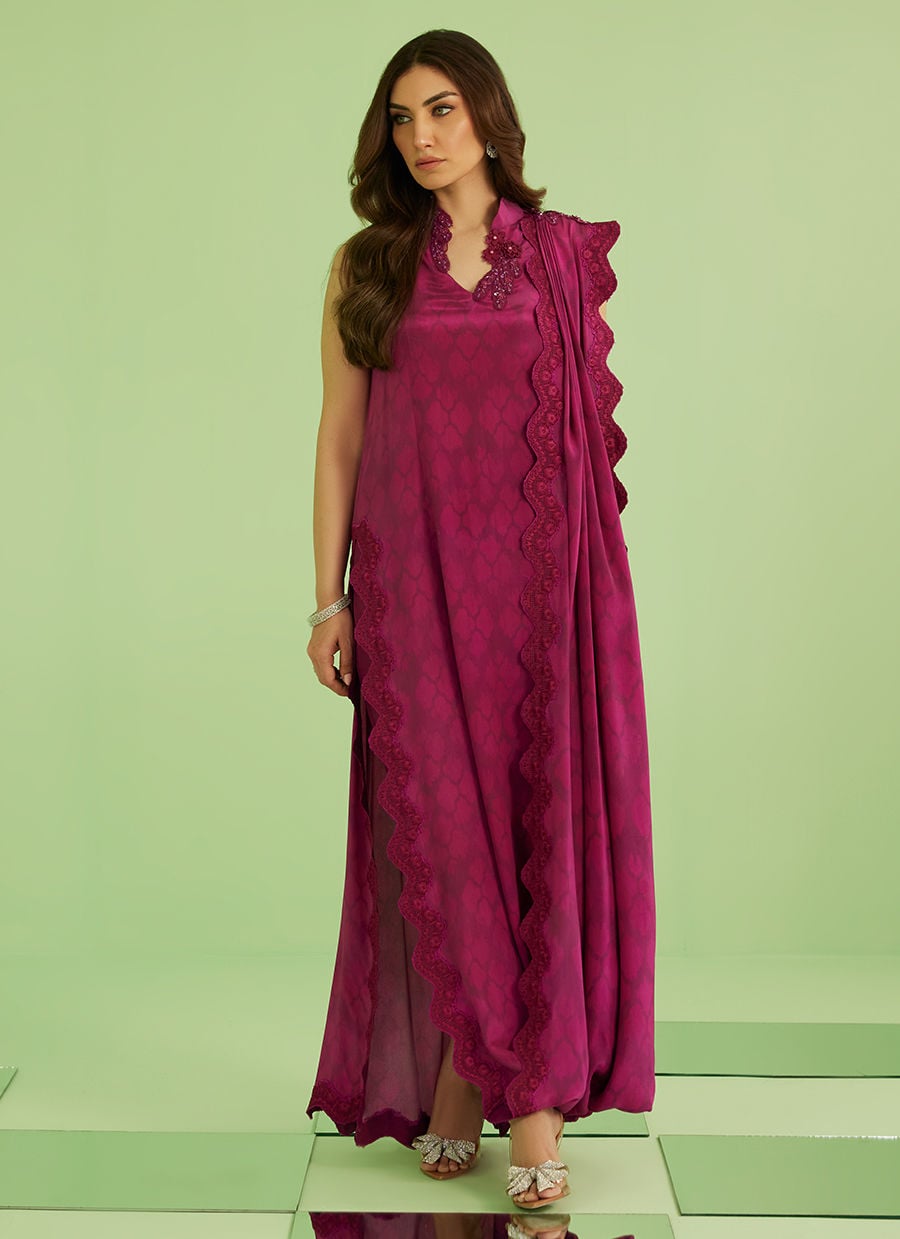 Farah Talib Aziz | Veya A Draped Capsule | Lilia - by Libasekhas UK - Registered Vendor of : Farah Talib Aziz - 100% Original Designer Dress