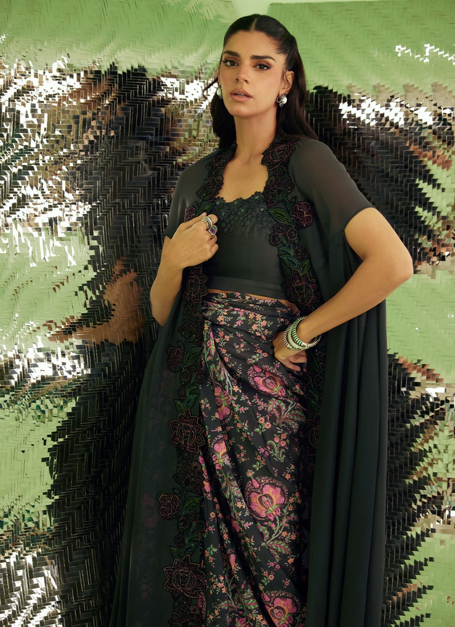 Farah Talib Aziz | Veya A Draped Capsule | Azalea - by Libasekhas UK - Registered Vendor of : Farah Talib Aziz - 100% Original Designer Dress