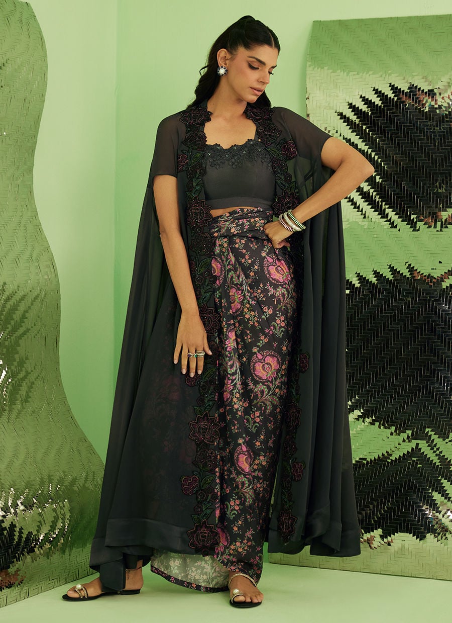 Farah Talib Aziz | Veya A Draped Capsule | Azalea - by Libasekhas UK - Registered Vendor of : Farah Talib Aziz - 100% Original Designer Dress