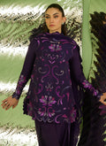Farah Talib Aziz | Veya A Draped Capsule | Noir Aubergine - by Libasekhas UK - Registered Vendor of : Farah Talib Aziz - 100% Original Designer Dress