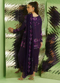 Farah Talib Aziz | Veya A Draped Capsule | Noir Aubergine - by Libasekhas UK - Registered Vendor of : Farah Talib Aziz - 100% Original Designer Dress