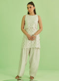 Farah Talib Aziz | Veya A Draped Capsule | Laine Shirt And Drape Dupatta - by Libasekhas UK - Registered Vendor of : Farah Talib Aziz - 100% Original Designer Dress