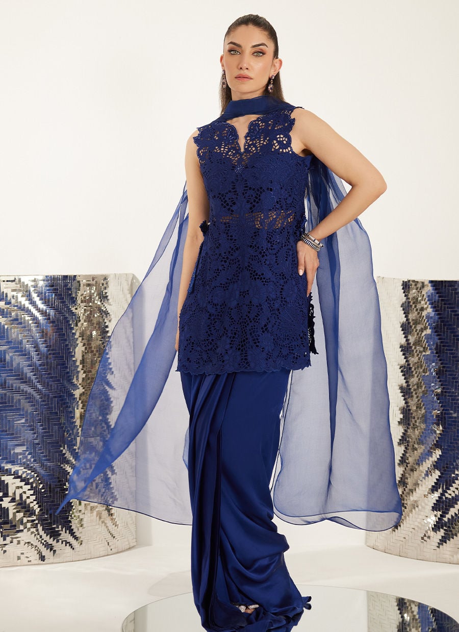Farah Talib Aziz | Veya A Draped Capsule | Mabel - by Libasekhas UK - Registered Vendor of : Farah Talib Aziz - 100% Original Designer Dress