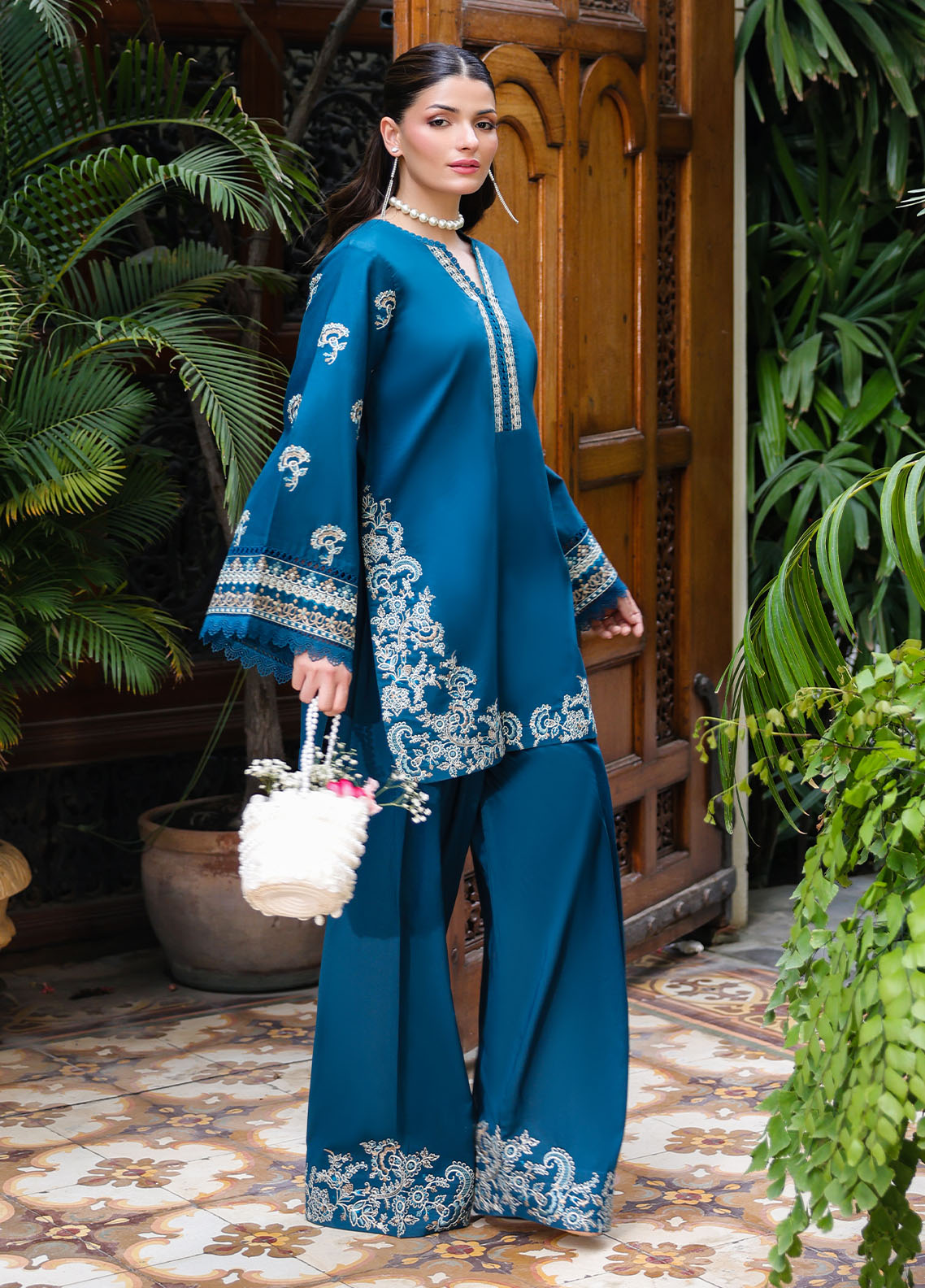 Sahane | Lovent Embroidered Pret 25 | ME23001 Euphoria - by - Libasekhas UK - Registered Vendor of : Sahane - 100% Original Designer Dresss