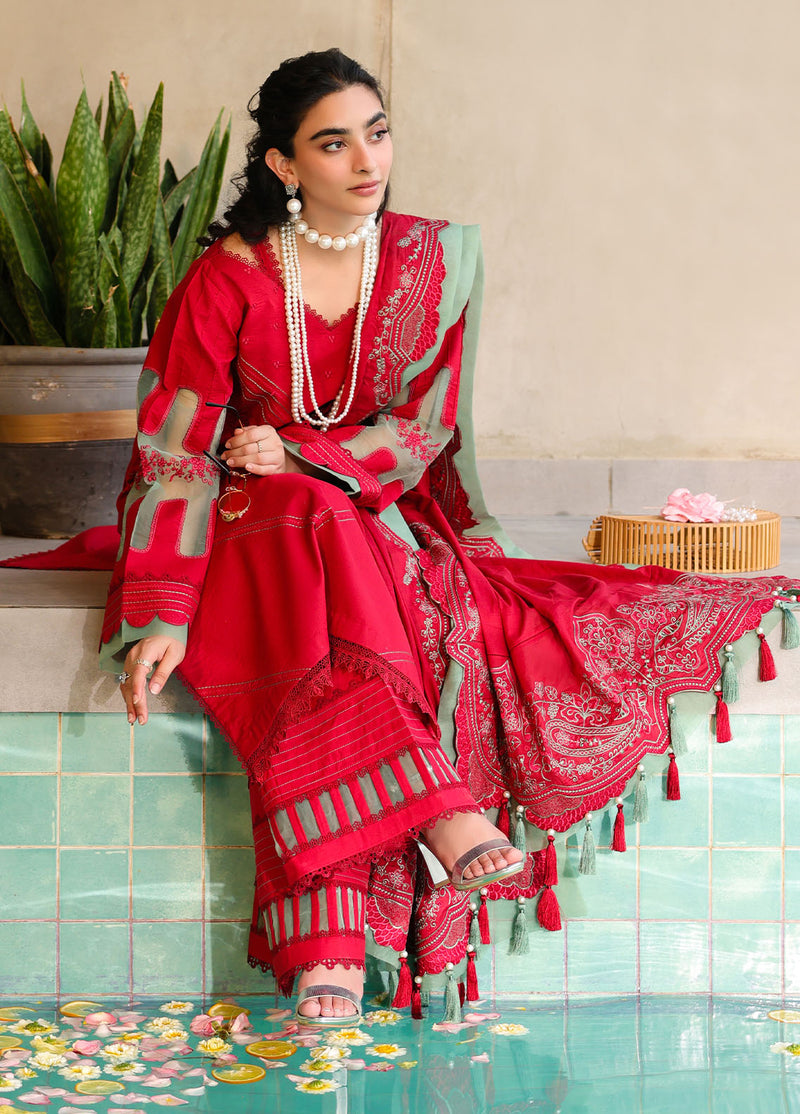 Sahane | In Laws in Lawn Eid Edit |  CT-21008 Risate - by - Libasekhas UK - Registered Vendor of : Sahane - 100% Original Designer Dresss