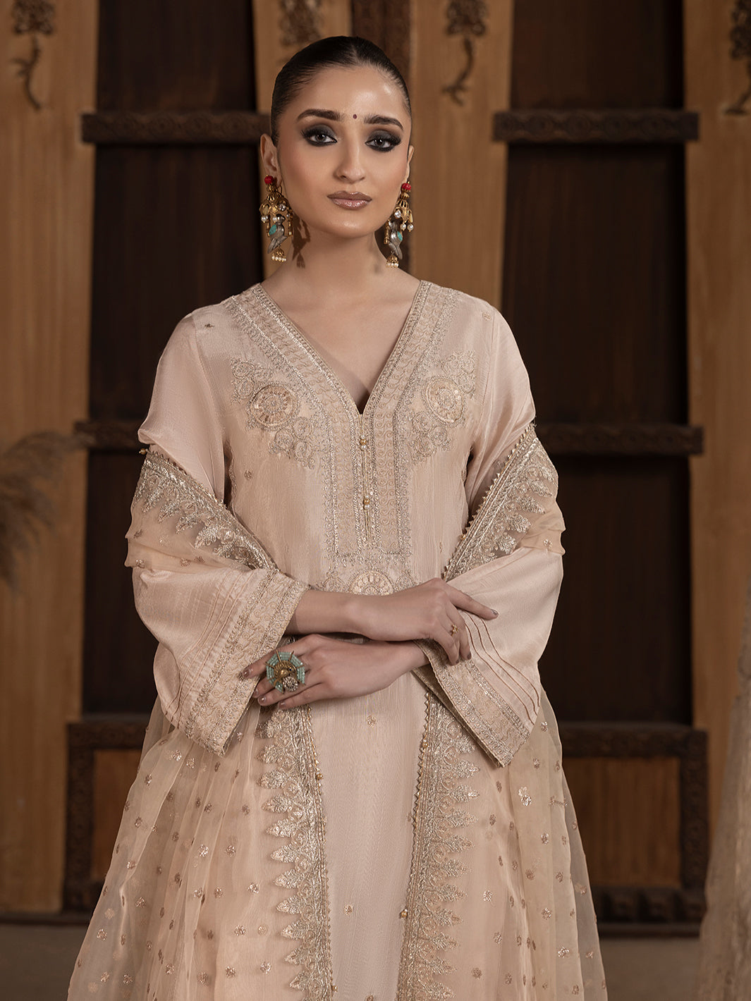 Hem Stitch | Raw Silk Edit 25 |Janan - by - Libasekhas UK - Registered Vendor of : Hemstitch - 100% Original Designer Dresss