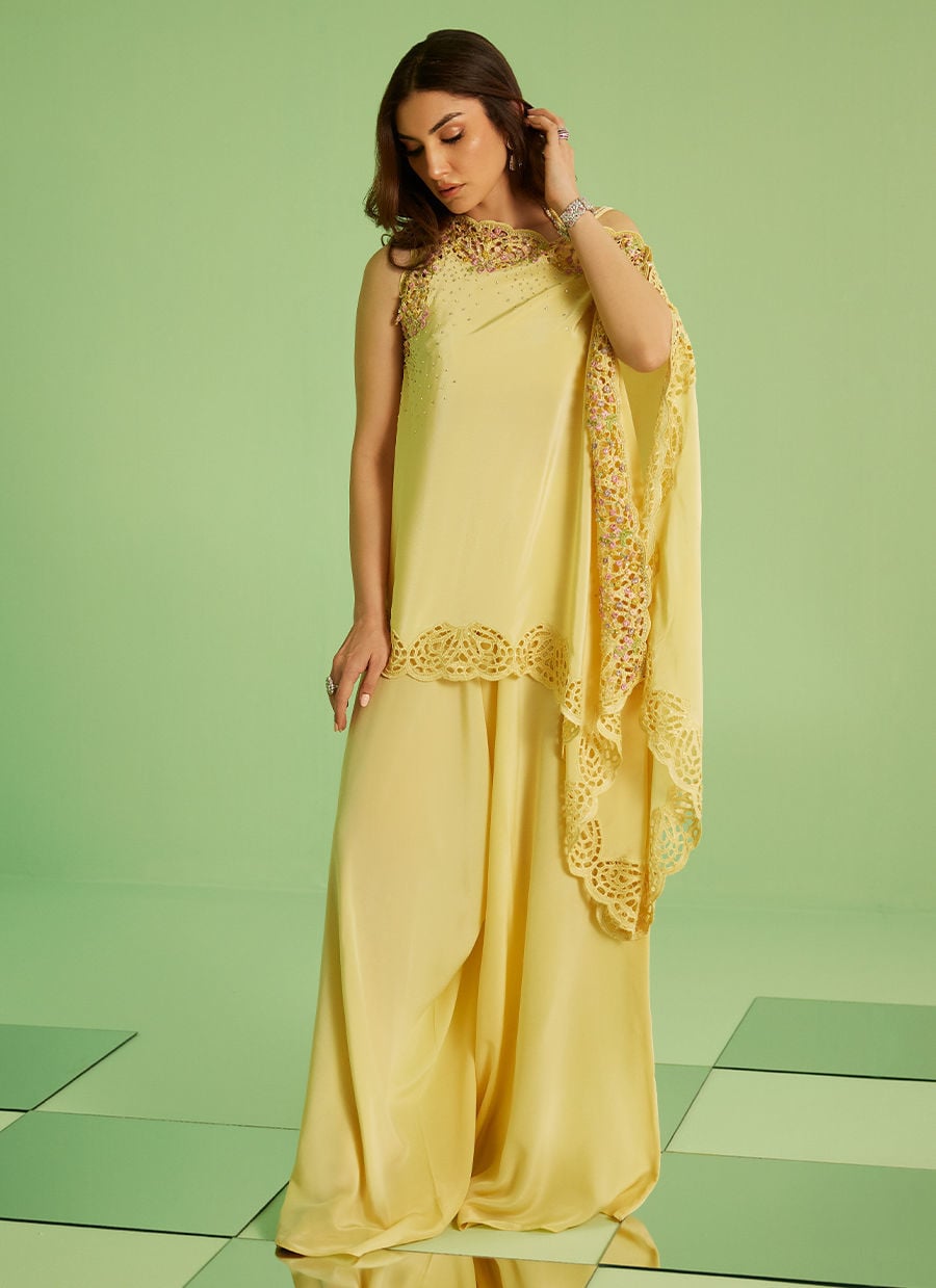 Farah Talib Aziz | Veya A Draped Capsule | Solenne - by Libasekhas UK - Registered Vendor of : Farah Talib Aziz - 100% Original Designer Dress