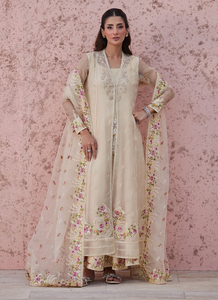 Farah Talib Aziz | Tara Luxe Eid 26 | Ciela Shirt - by Libasekhas UK - Registered Vendor of : Farah Talib Aziz - 100% Original Designer Dress