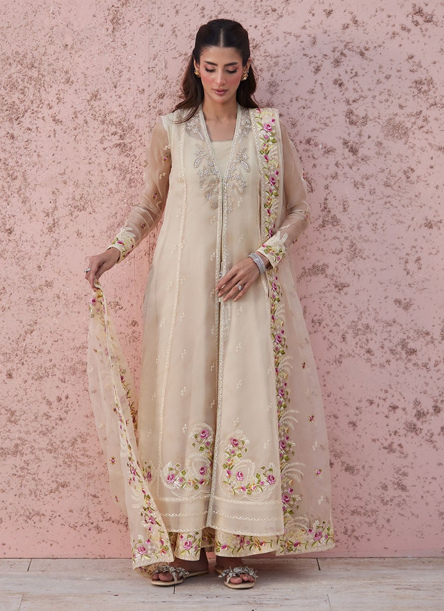 Farah Talib Aziz | Tara Luxe Eid 26 | Ciela Shirt - by Libasekhas UK - Registered Vendor of : Farah Talib Aziz - 100% Original Designer Dress