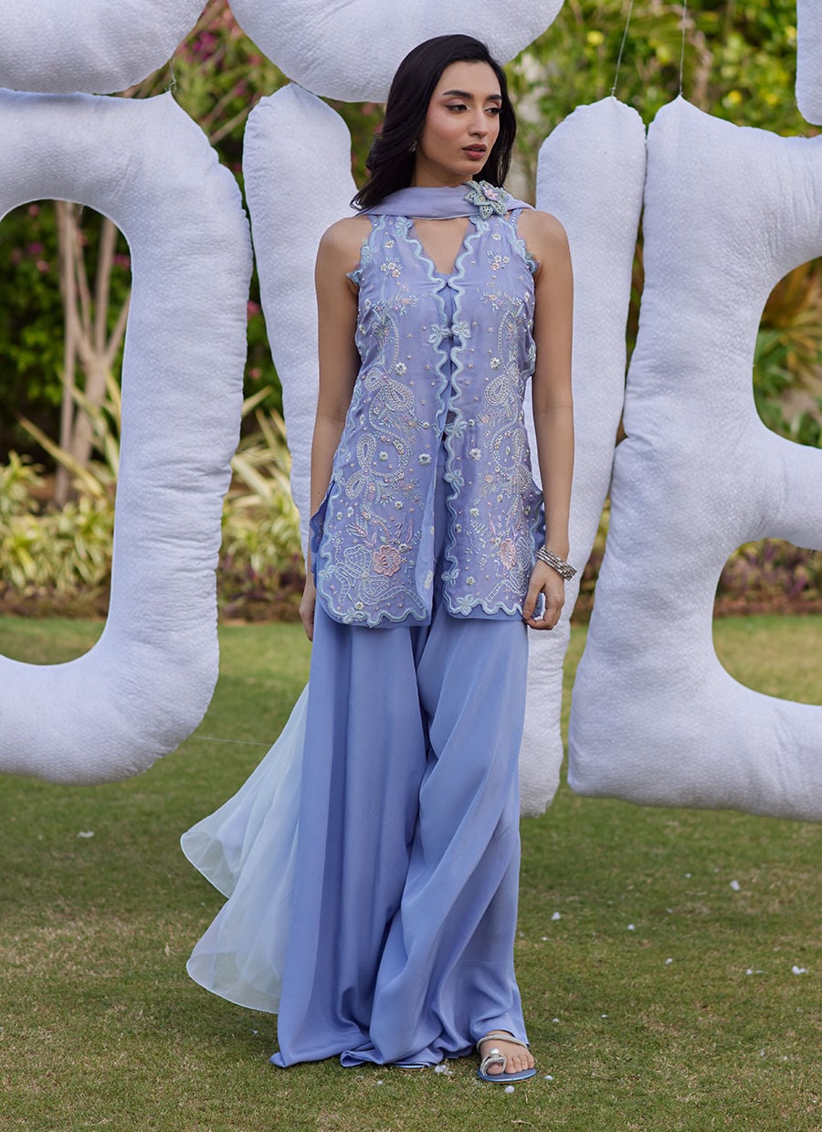Farah Talib Aziz | Tara Luxe Eid 26 | Vanessa - by Libasekhas UK - Registered Vendor of : Farah Talib Aziz - 100% Original Designer Dress