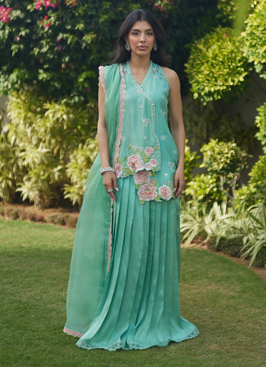 Farah Talib Aziz | Tara Luxe Eid 26 | Heidi - by Libasekhas UK - Registered Vendor of : Farah Talib Aziz - 100% Original Designer Dress