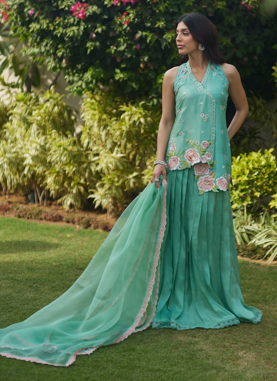 Farah Talib Aziz | Tara Luxe Eid 26 | Heidi - by Libasekhas UK - Registered Vendor of : Farah Talib Aziz - 100% Original Designer Dress