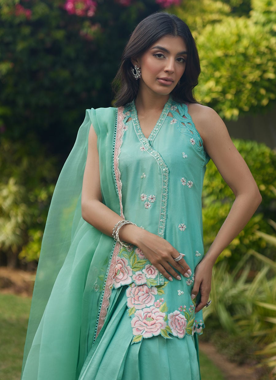 Farah Talib Aziz | Tara Luxe Eid 26 | Heidi - by Libasekhas UK - Registered Vendor of : Farah Talib Aziz - 100% Original Designer Dress