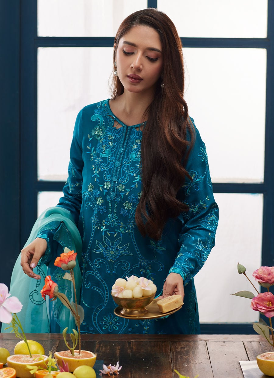 Farah Talib Aziz | Tara Luxe Eid 26 | Eliana - by Libasekhas UK - Registered Vendor of : Farah Talib Aziz - 100% Original Designer Dress