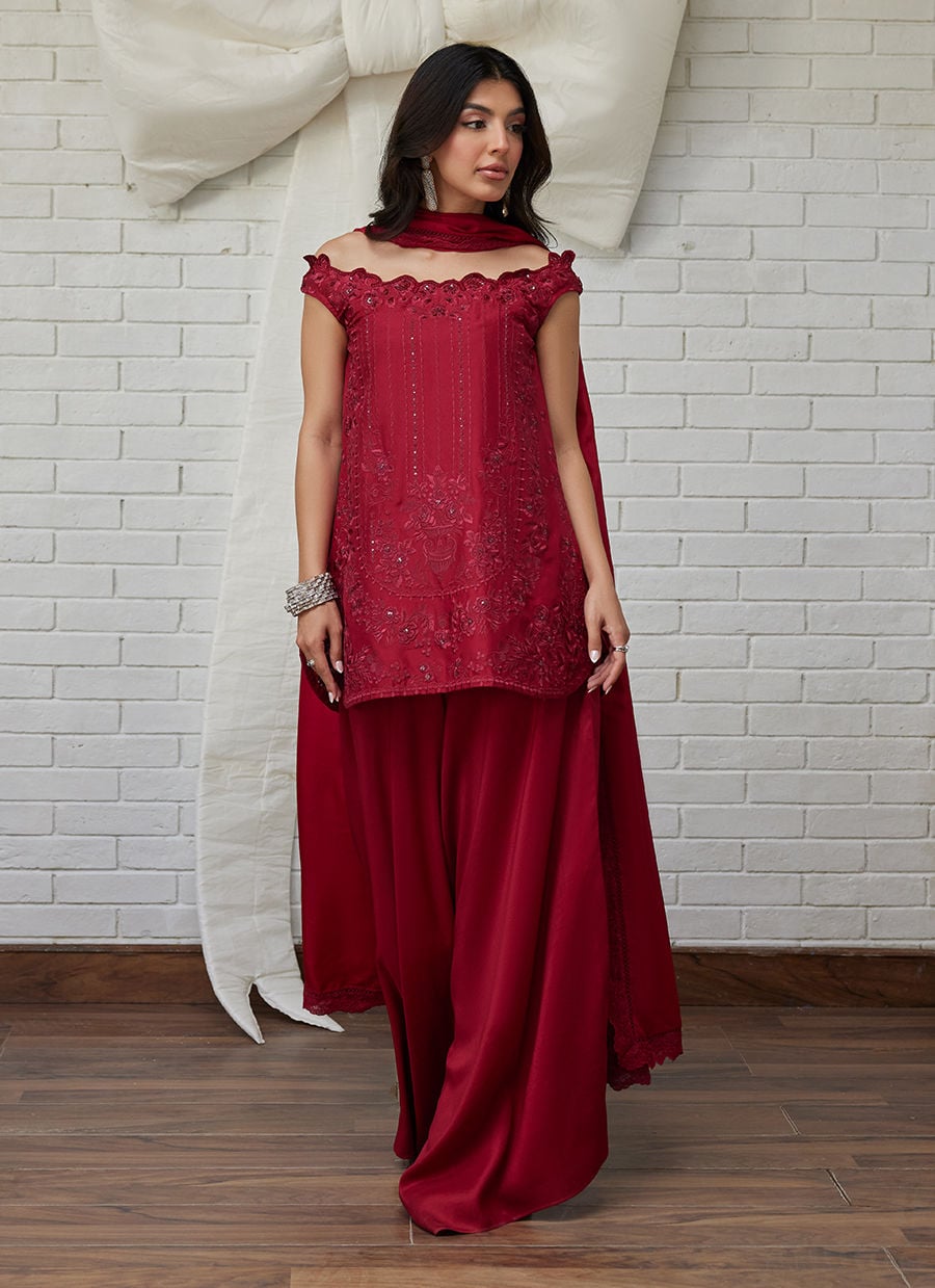 Farah Talib Aziz | Tara Luxe Eid 26 | Vrai - by Libasekhas UK - Registered Vendor of : Farah Talib Aziz - 100% Original Designer Dress