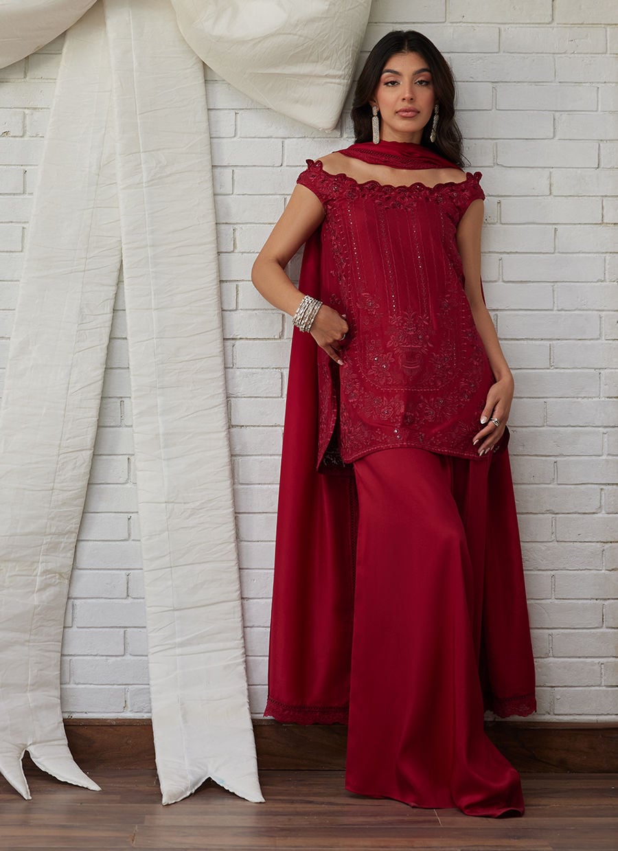 Farah Talib Aziz | Tara Luxe Eid 26 | Vrai - by Libasekhas UK - Registered Vendor of : Farah Talib Aziz - 100% Original Designer Dress