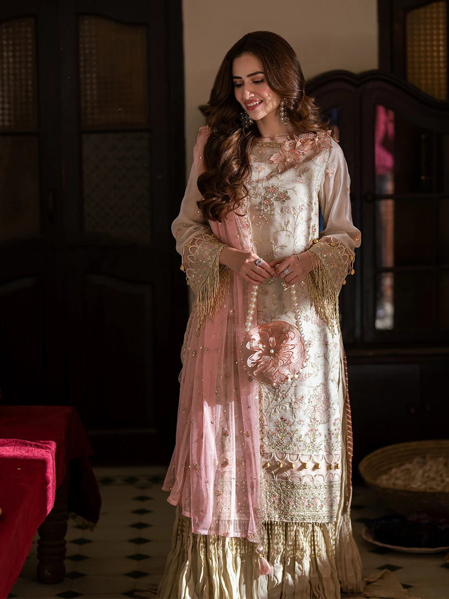 Salitex | Signature Festive Chiffon | SUNW6NO033UT - by - Libasekhas UK - Registered Vendor of : Salitex - 100% Original Designer Dresss