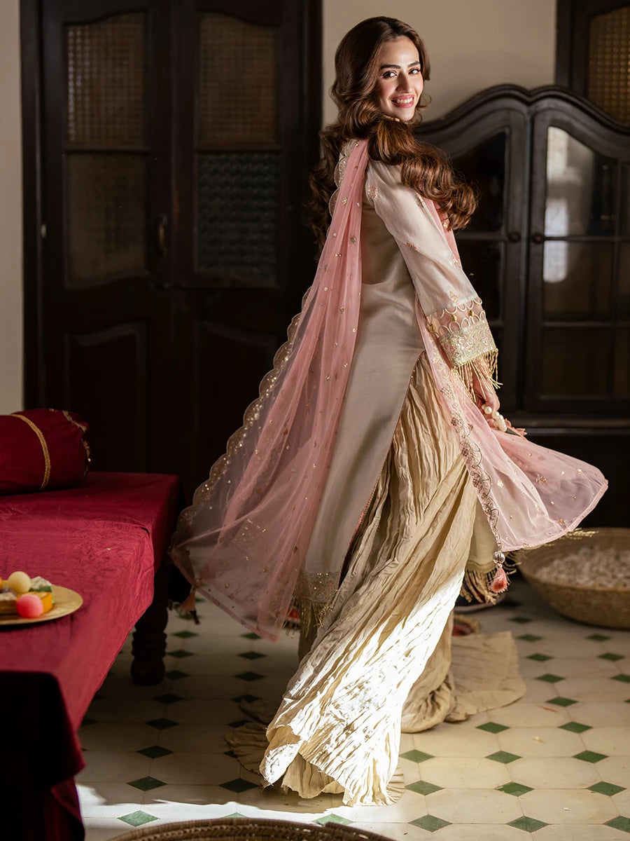 Salitex | Signature Festive Chiffon | SUNW6NO033UT - by - Libasekhas UK - Registered Vendor of : Salitex - 100% Original Designer Dresss