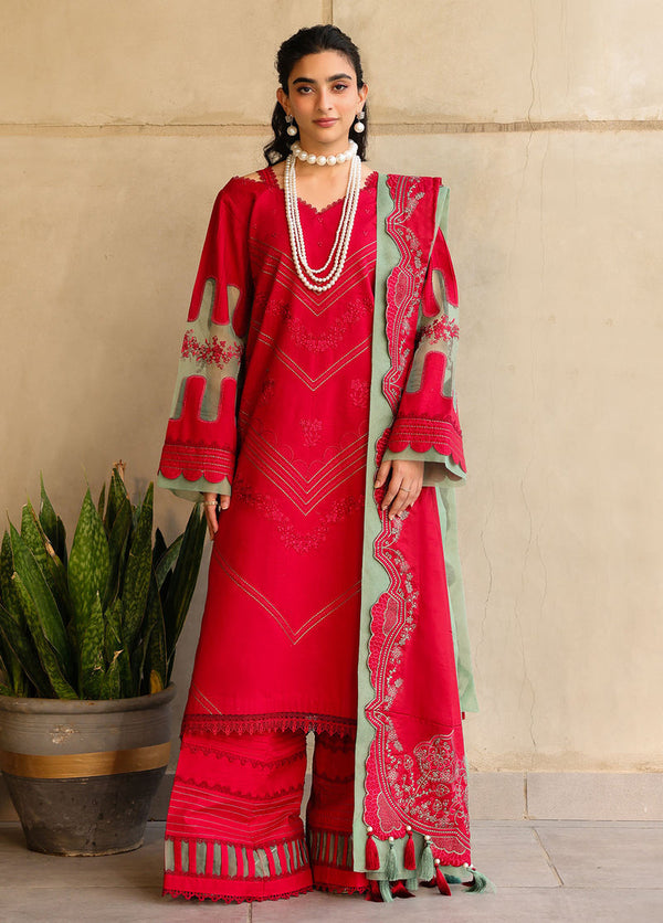 Sahane | In Laws in Lawn Eid Edit |  CT-21008 Risate - by - Libasekhas UK - Registered Vendor of : Sahane - 100% Original Designer Dresss