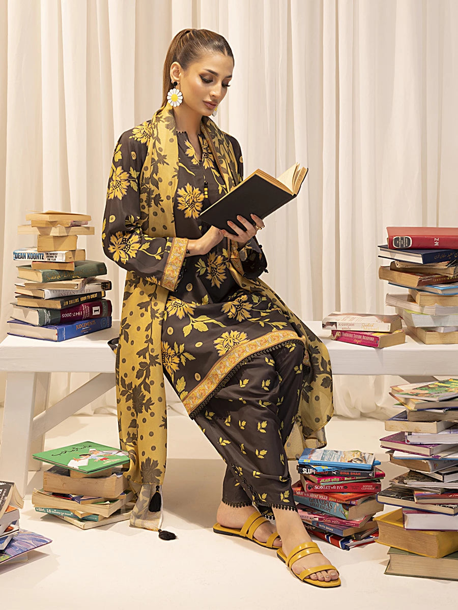 Salitex | Sibel Printed Lawn Silk | ST-02 - by - Libasekhas UK - Registered Vendor of : Salitex - 100% Original Designer Dresss