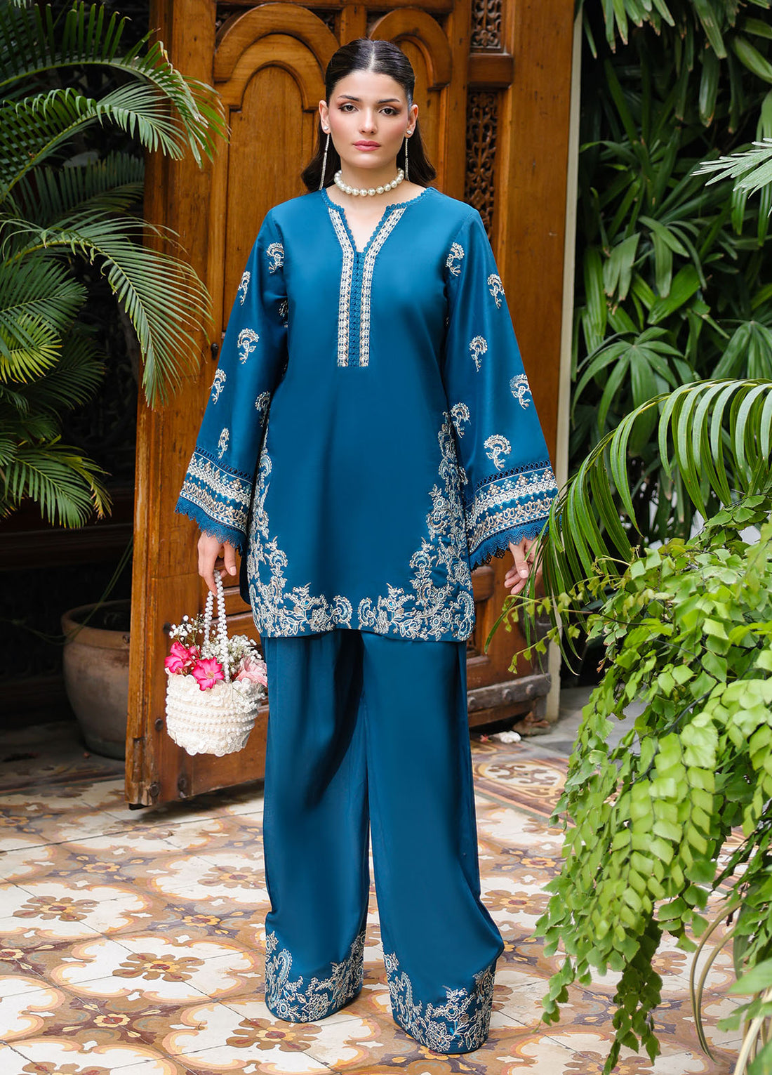 Sahane | Lovent Embroidered Pret 25 | ME23001 Euphoria - by - Libasekhas UK - Registered Vendor of : Sahane - 100% Original Designer Dresss