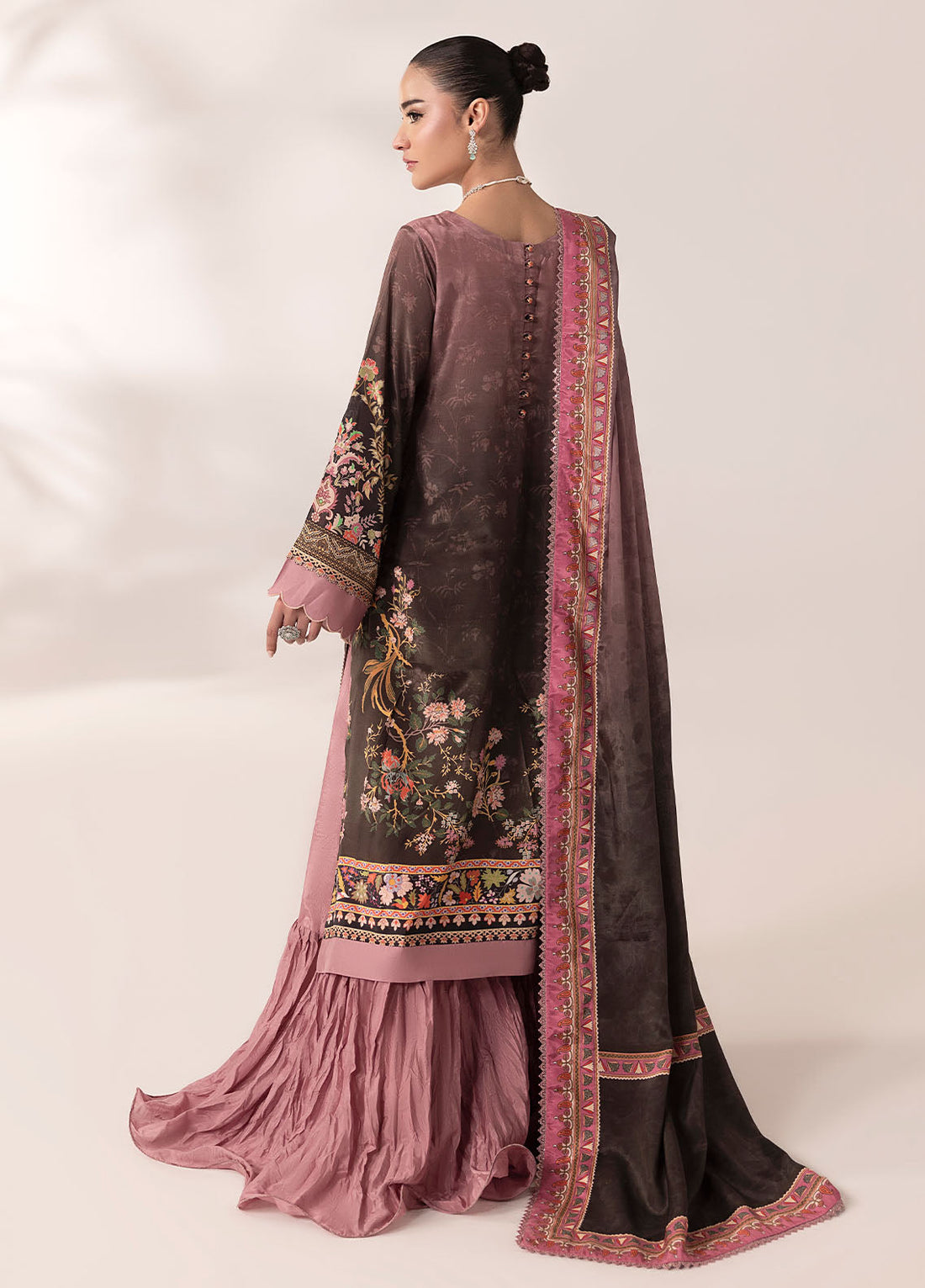 Sahane | Suay Silk Handwork Edit | CT-15007 LILANA - SUAY - by - Libasekhas UK - Registered Vendor of : Sahane - 100% Original Designer Dresss