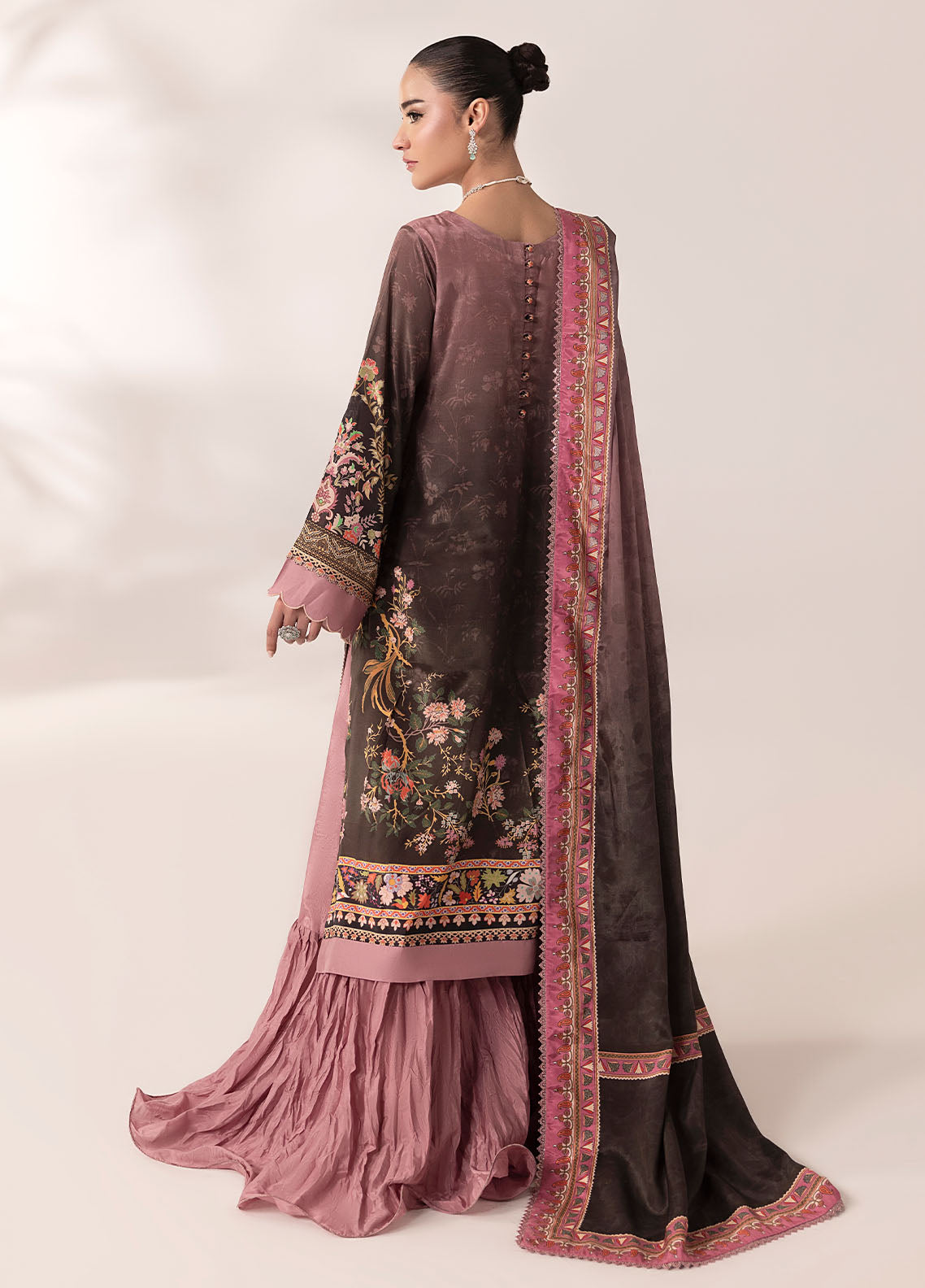 Sahane | Suay Silk Handwork Edit | CT-15007 LILANA - SUAY - by - Libasekhas UK - Registered Vendor of : Sahane - 100% Original Designer Dresss