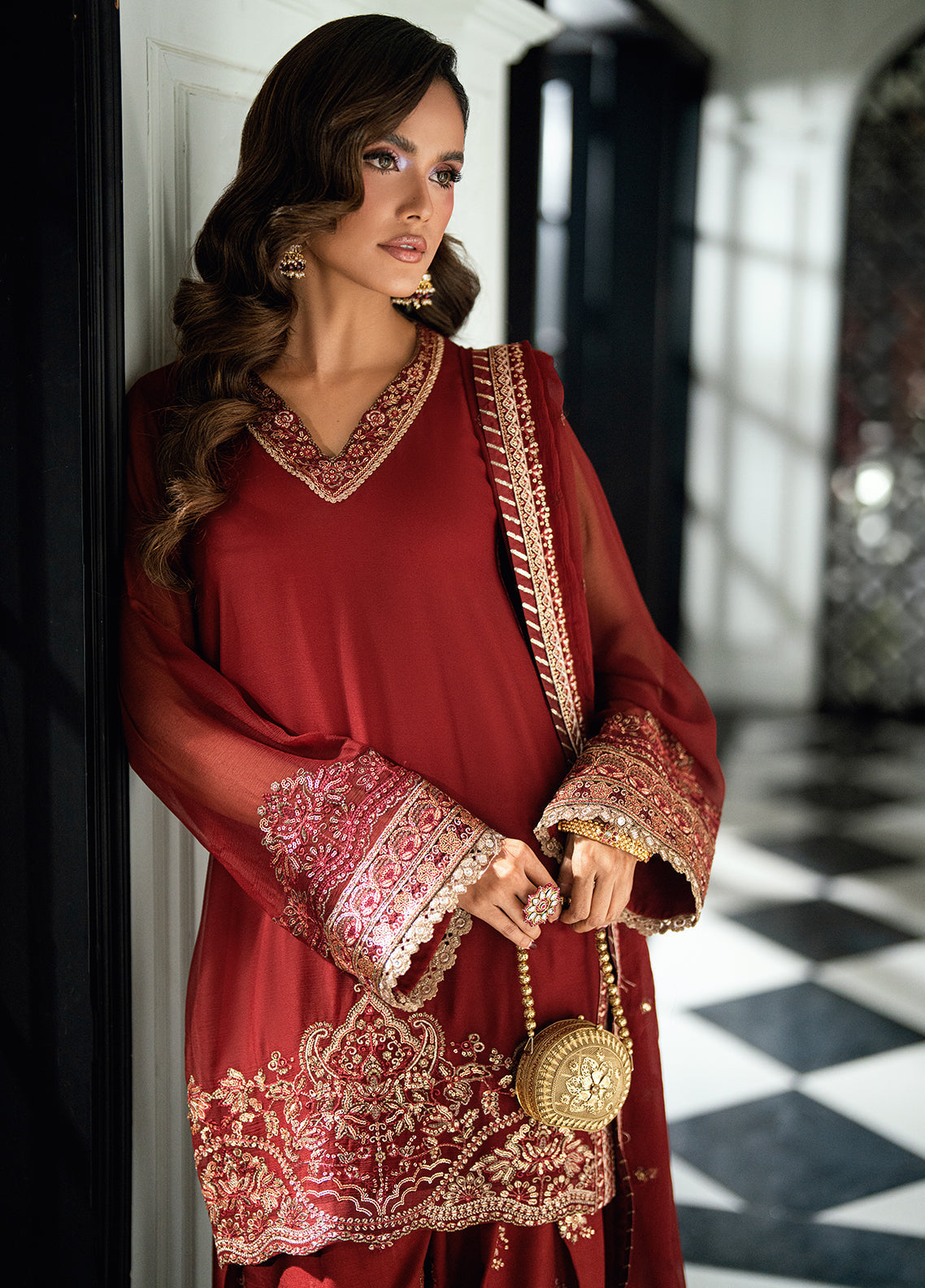 Sahane | Maison D'or Collection | CT 27009 Rue - by Libasekhas UK - Registered Vendor of : Sahane - 100% Original Designer Dress