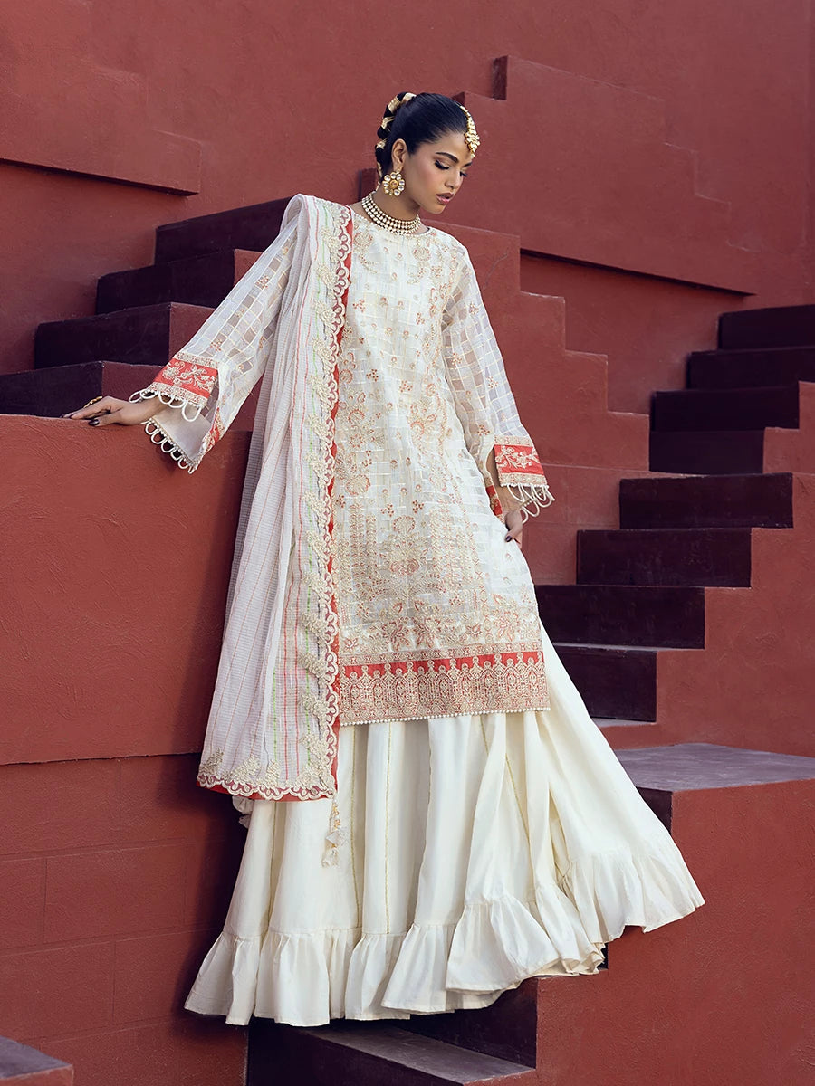 Salitex | Signature Festive Chiffon | SUNW6JI024UT - by - Libasekhas UK - Registered Vendor of : Salitex - 100% Original Designer Dresss
