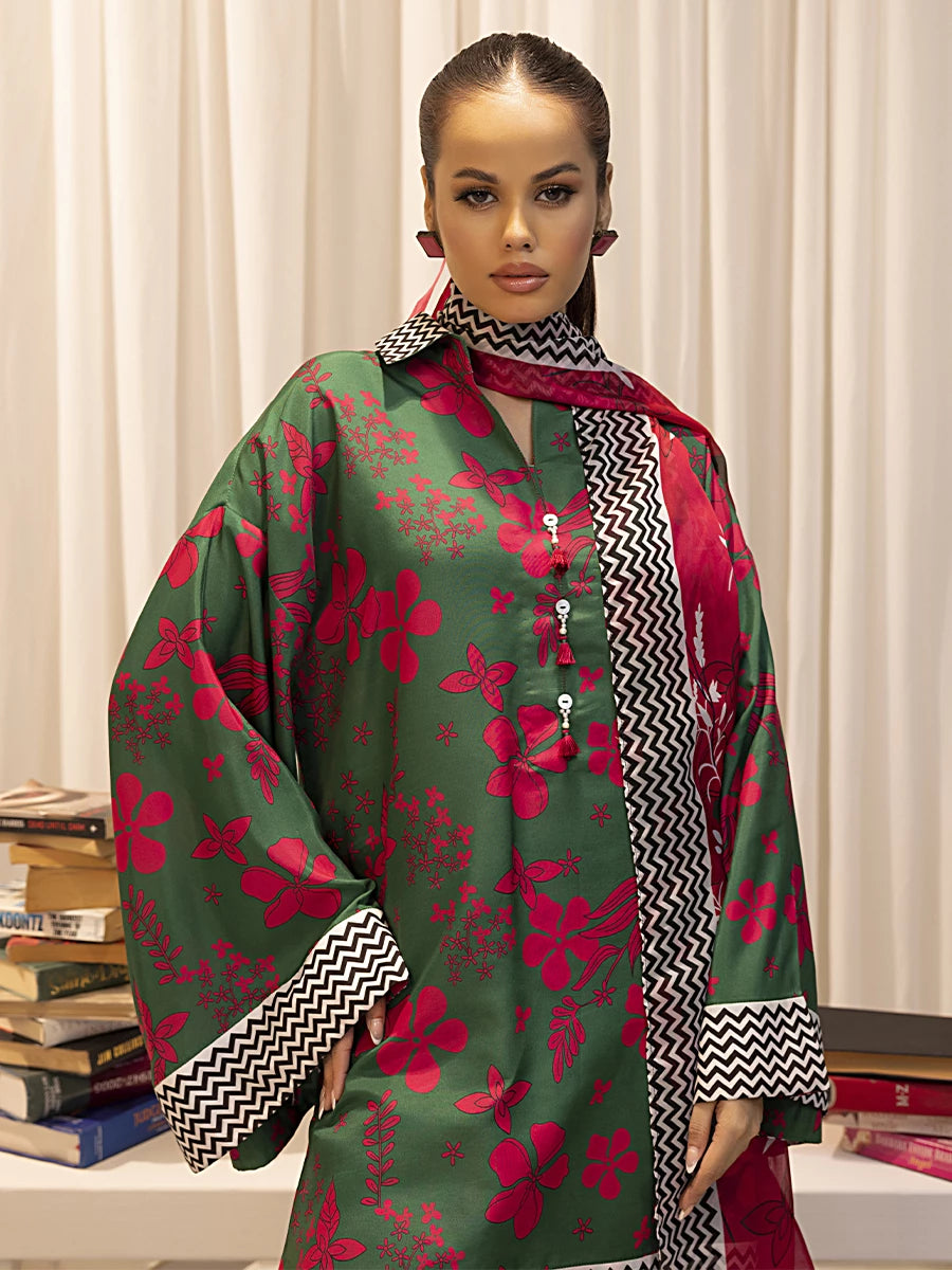 Salitex | Sibel Printed Lawn Silk | ST-01 - by - Libasekhas UK - Registered Vendor of : Salitex - 100% Original Designer Dresss