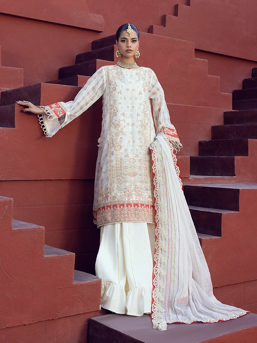 Salitex | Signature Festive Chiffon | SUNW6JI024UT - by - Libasekhas UK - Registered Vendor of : Salitex - 100% Original Designer Dresss