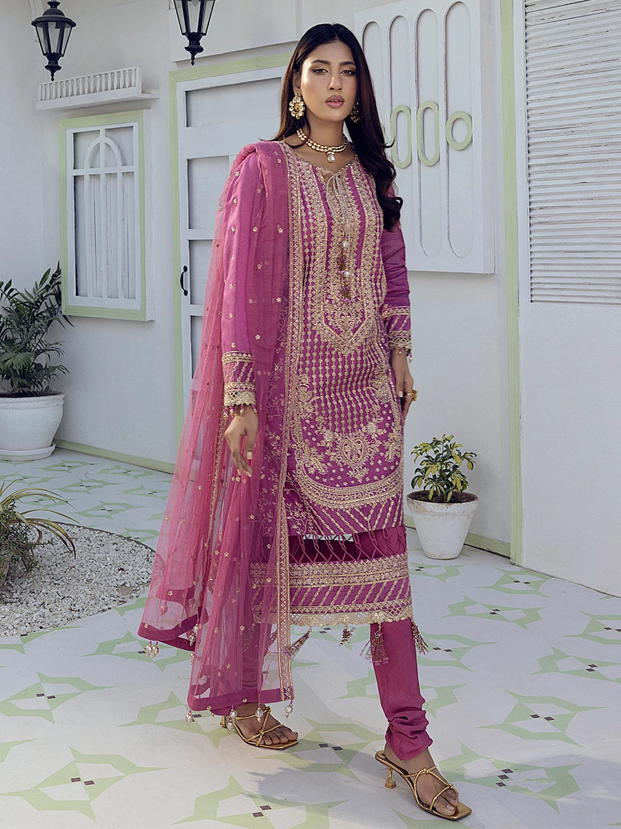 Salitex | Signature Festive Chiffon | SUNW6NO004UT - by - Libasekhas UK - Registered Vendor of : Salitex - 100% Original Designer Dresss