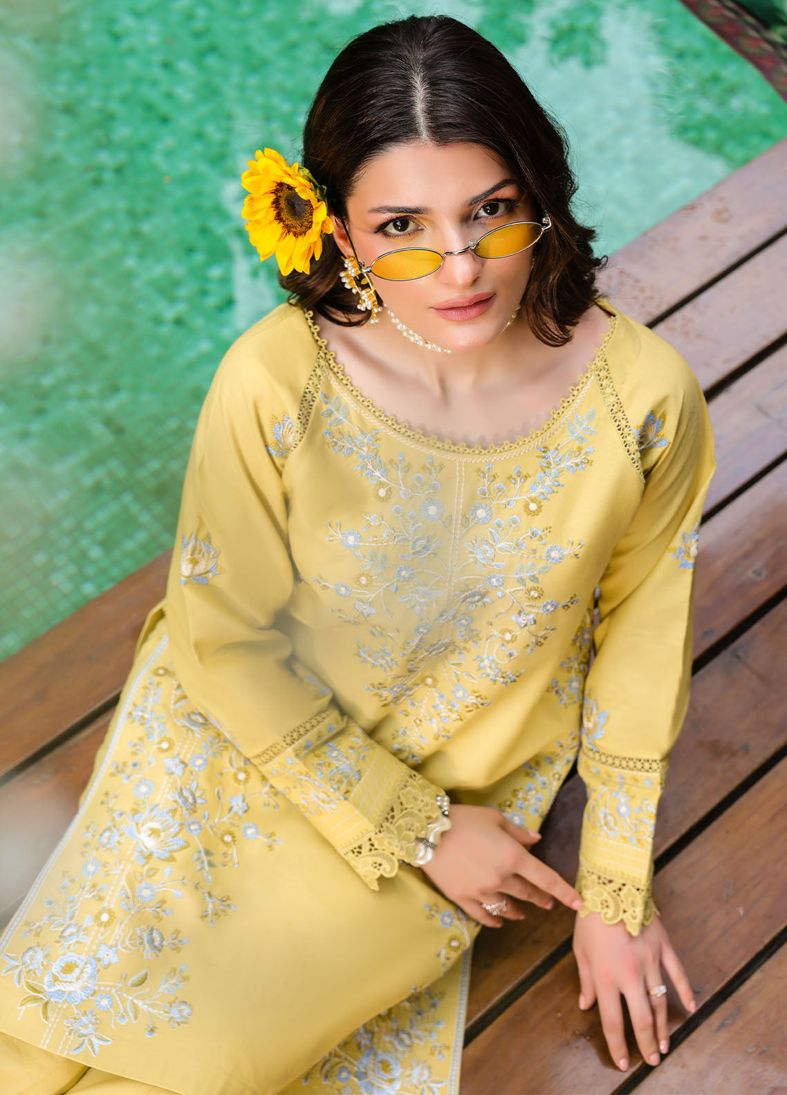 Sahane | Lovent Embroidered Pret 25 | ME23006 Corina - by - Libasekhas UK - Registered Vendor of : Sahane - 100% Original Designer Dresss