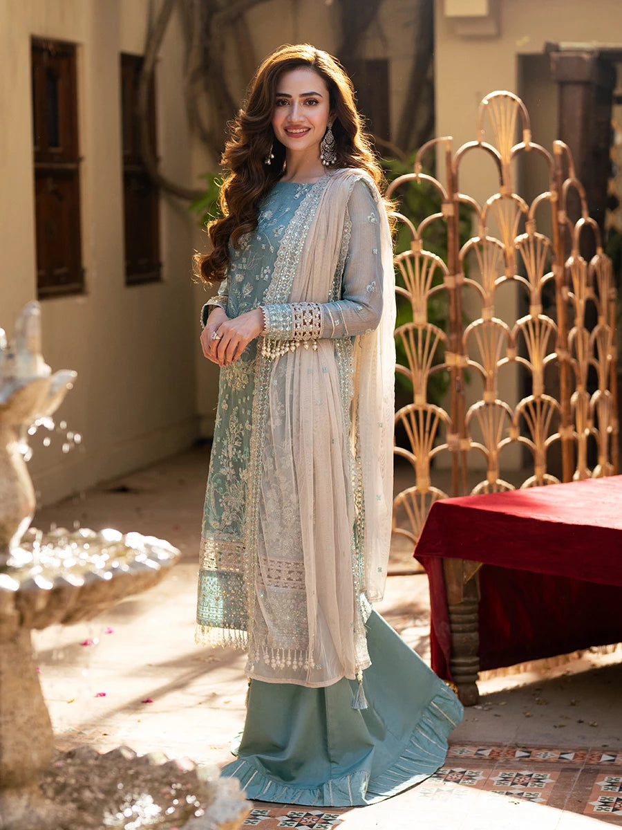 Salitex | Signature Festive Chiffon | SUNW6JI043UT - by - Libasekhas UK - Registered Vendor of : Salitex - 100% Original Designer Dresss