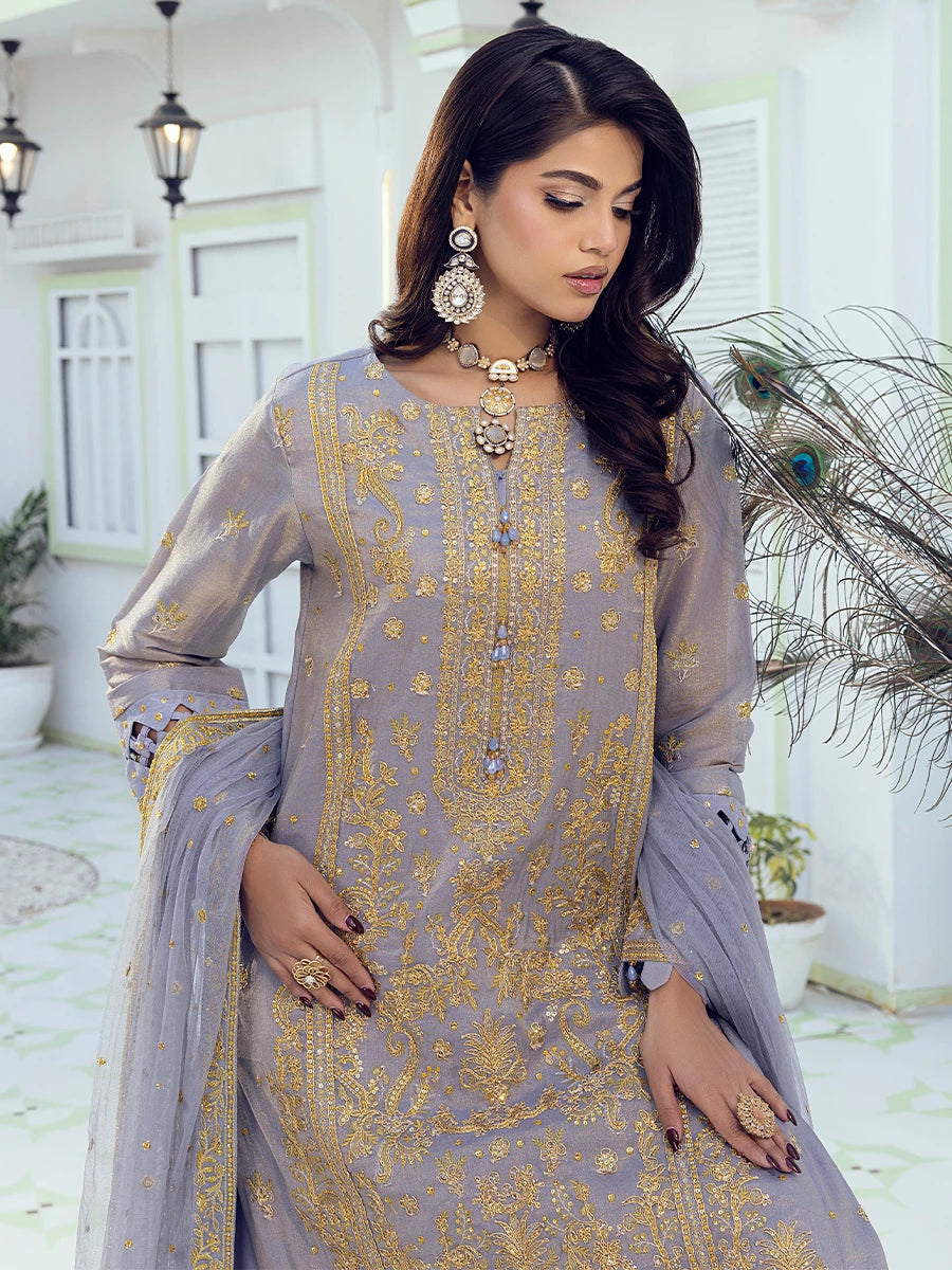 Salitex | Signature Festive Chiffon | SUNW6NO011UT - by - Libasekhas UK - Registered Vendor of : Salitex - 100% Original Designer Dresss