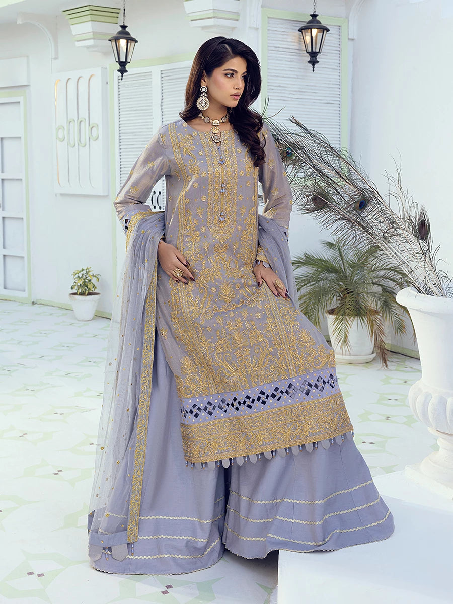 Salitex | Signature Festive Chiffon | SUNW6NO011UT - by - Libasekhas UK - Registered Vendor of : Salitex - 100% Original Designer Dresss