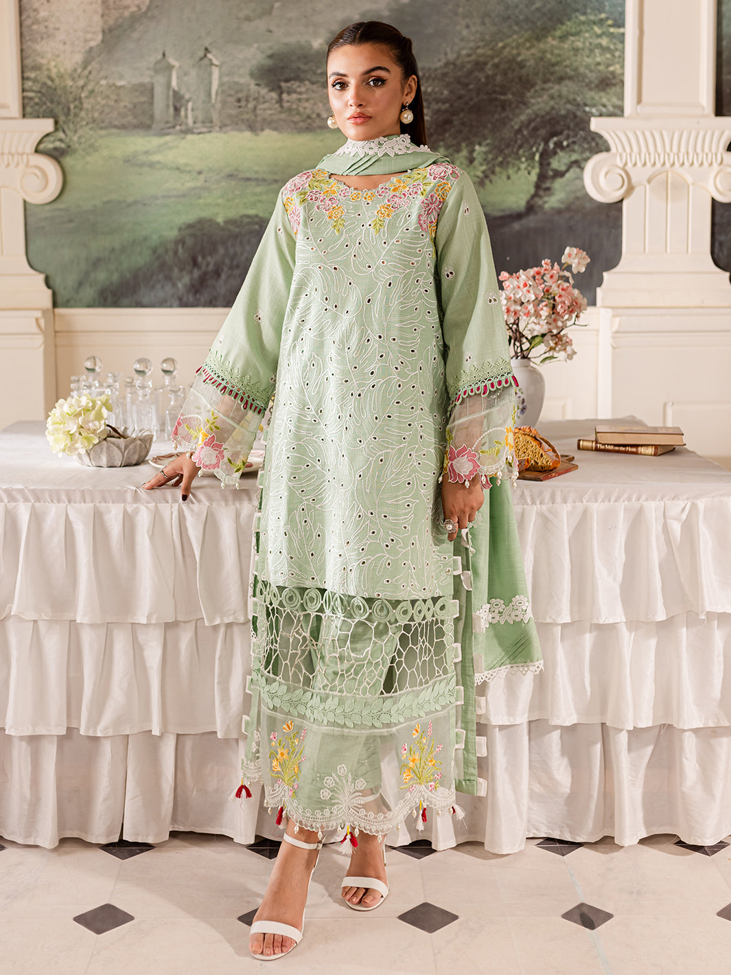 Parishay | Mira Winter | MW-02 | 3 PC Khaddar - by - Libasekhas UK - Registered Vendor of : Parishay - 100% Original Designer Dresss